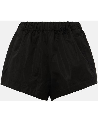 Wardrobe NYC Cotton-blend Drill Shorts - Black
