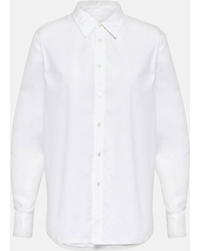 Nili Lotan Raphael Cotton Poplin Shirt - White