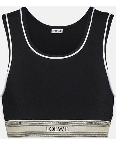 Loewe Logo Tank Top - Black