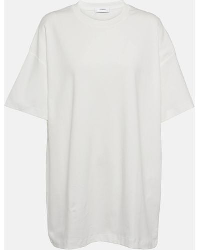 Wardrobe NYC Oversized Cotton Jersey T-shirt - White
