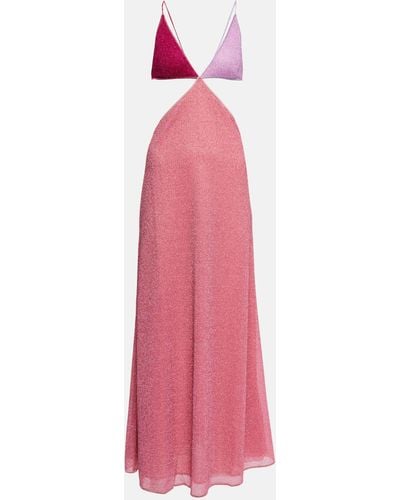 Oséree Cut-out Maxi Dress - Pink