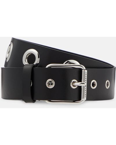 Isabel Marant Kastria Leather Belt - Black