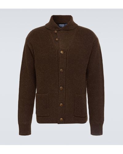 Polo Ralph Lauren Wool-blend Cardigan - Brown