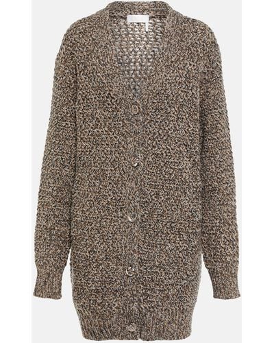 Chloé Cashmere And Wool Cardigan - Grey