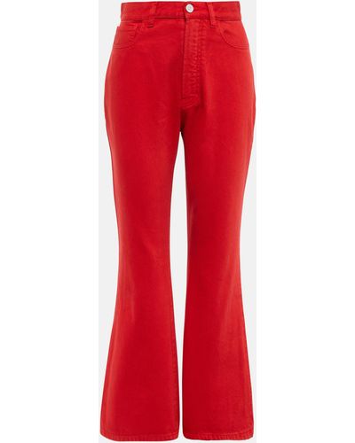 Red Bootcut jeans for Women