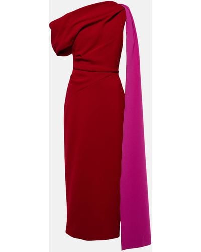 ROKSANDA Maite Asymmetric Caped Gown - Red