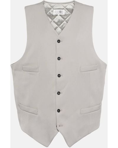 MM6 by Maison Martin Margiela Jackets And Vests - Grey