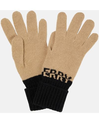 Burberry Cashmere Gloves - Natural