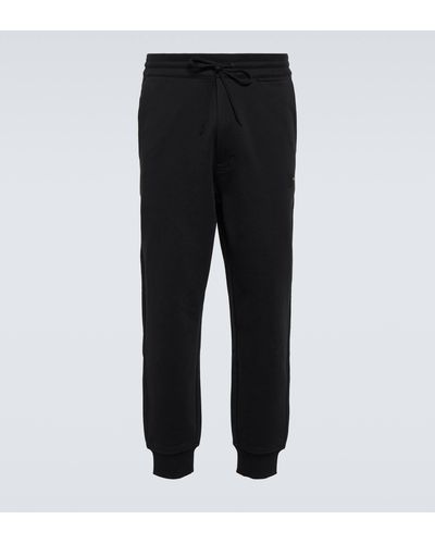 Y-3 Cotton Jersey Sweatpants - Black
