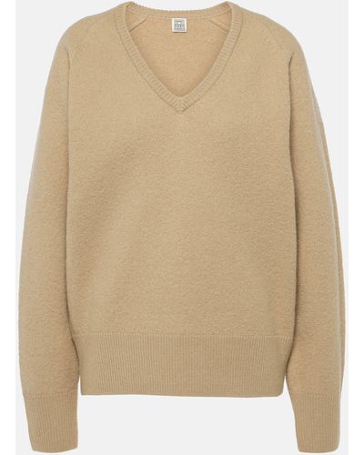 Totême Wool-blend Sweater - Natural