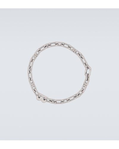 Balenciaga Silver-tone Chain Necklace - Metallic