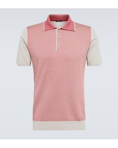Kiton Cotton Polo Shirt - Pink