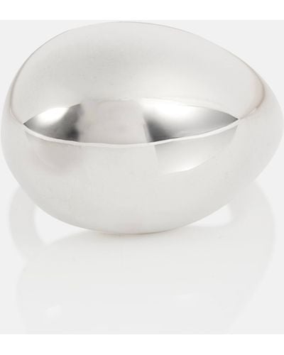 Bottega Veneta Drop Sterling Silver Ring - White