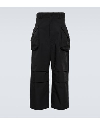 Junya Watanabe Wide-leg Cargo Pants - Black