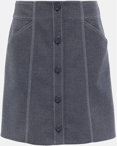 Dorothee Schumacher Casual Attraction A-line Miniskirt - Blue