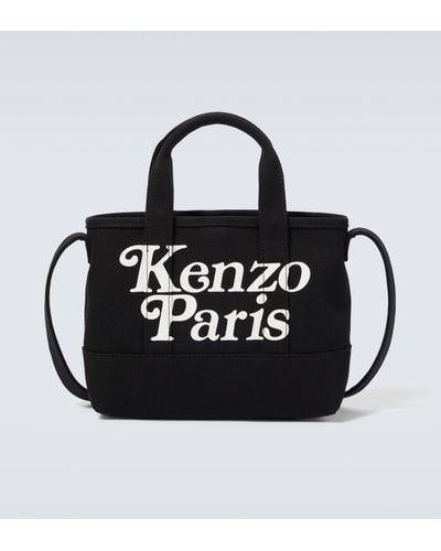 KENZO X Verdy Utility Small Canvas Tote Bag - Black
