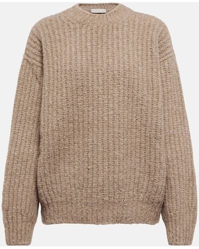 Loro Piana Ribbed-knit Cashmere Sweater - Brown