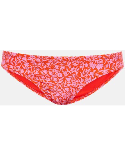 Heidi Klein Limpopo Floral Bikini Bottoms - Red