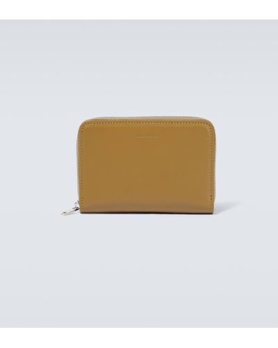 Jil Sander Leather Wallet - Natural