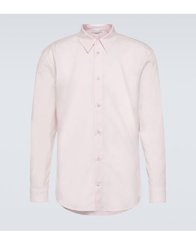 Gabriela Hearst Quevedo Cotton Poplin Shirt - Pink