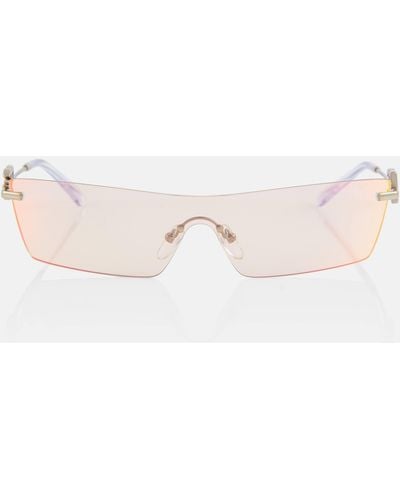 Dolce & Gabbana Dg Light Flat-brow Sunglasses - Natural