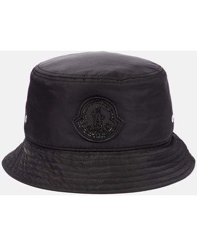 Moncler Logo Bucket Hat - Black