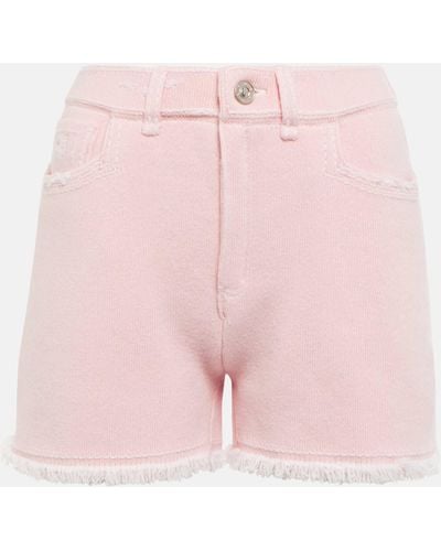 Barrie Cashmere And Cotton Shorts - Pink