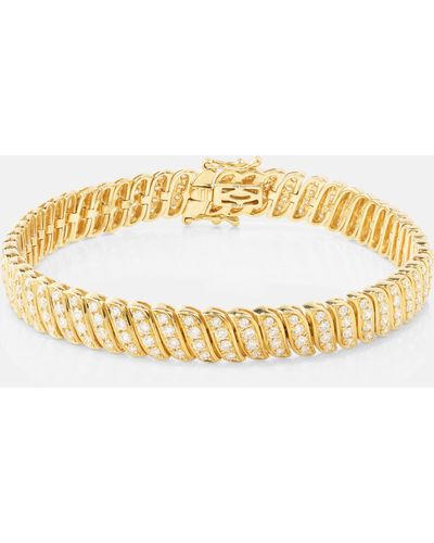 Anita Ko Zoe 18kt Yellow Gold Bracelet With Diamonds - Metallic