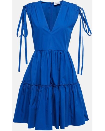 RED Valentino Tiered A-line Minidress - Blue