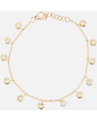 Octavia Elizabeth Nesting Gem 18kt Gold Bracelet With Diamonds - Natural