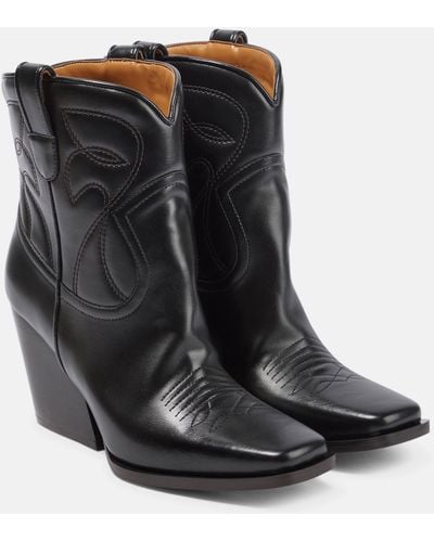 Stella McCartney Cloudy Alter Mat Cowboy Boots - Black