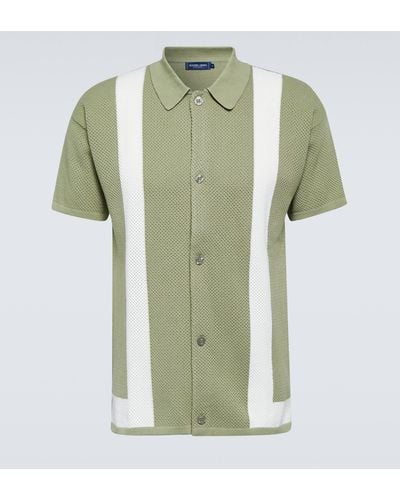 Frescobol Carioca Barretos Cotton Shirt - Green