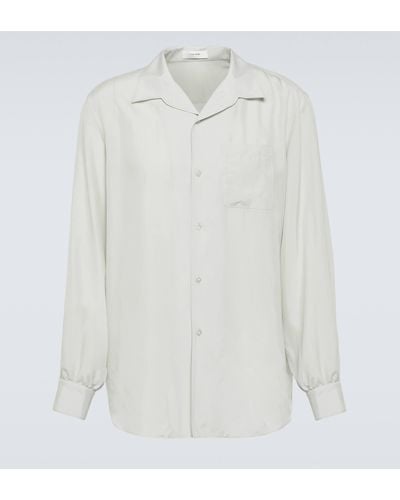 The Row Kiton Silk Shirt - White