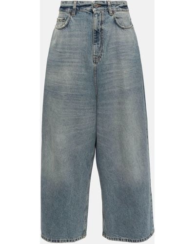 Balenciaga Wide-leg Jeans - Blue