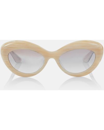 Khaite X Oliver Peoples 1968c Cat-eye Sunglasses - White