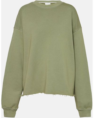 Velvet Dax Cotton Sweatshirt - Green