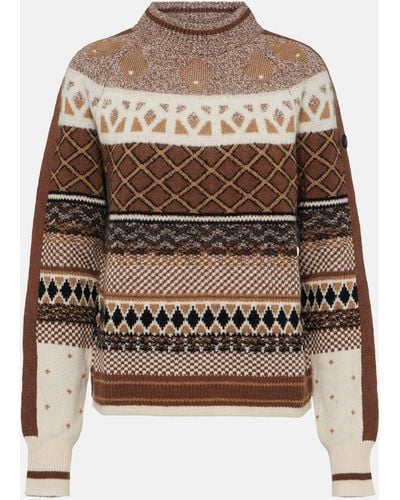 Bogner Annette Knitted Jacquard Sweater - Brown