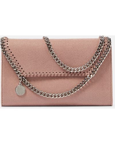 Stella McCartney Falabella Mini Faux Leather Shoulder Bag - Pink