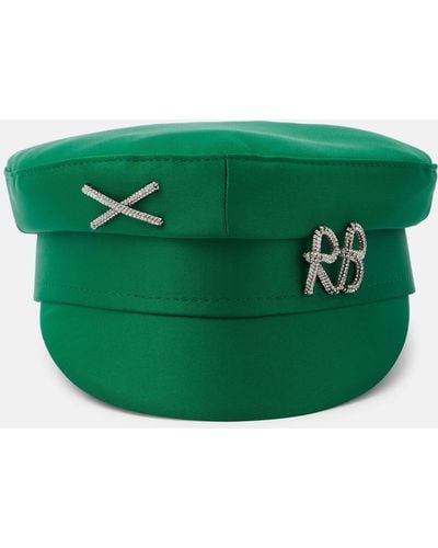 Ruslan Baginskiy Embellished Hat - Green
