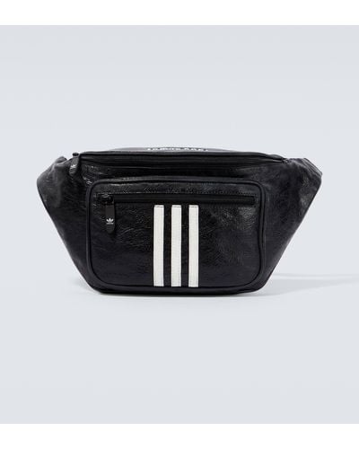 Balenciaga X Adidas Leather Belt Bag - Black