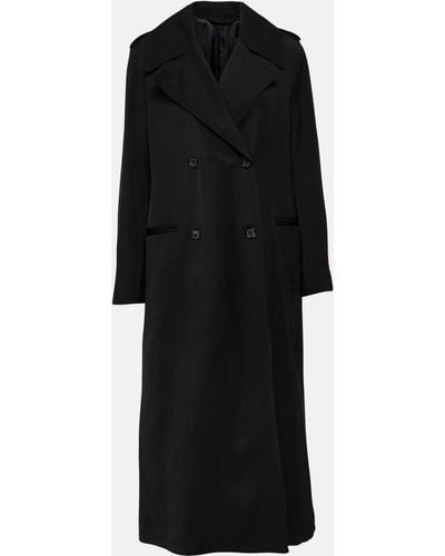 Totême Double-breasted Coat - Black