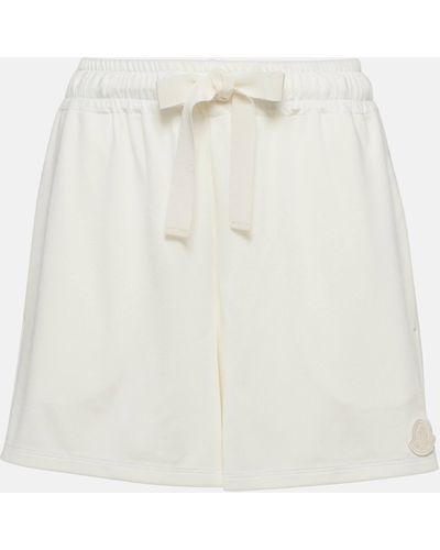 Moncler Logo Technical Shorts - White