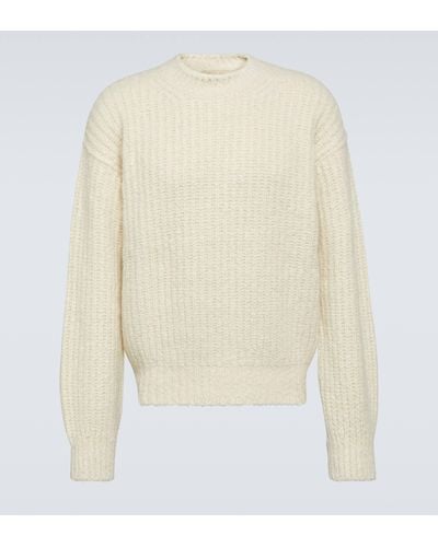 Loro Piana Ribbed-knit Cashmere Sweater - White