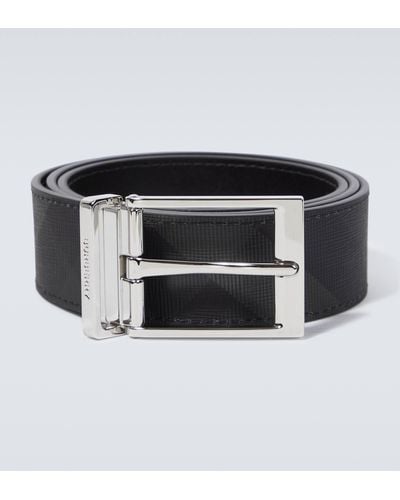 Burberry Faux Leather Belt - Black