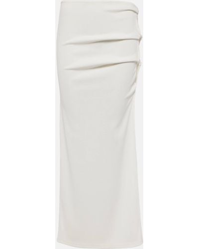 Christopher Esber Cutout Jersey Maxi Skirt - White