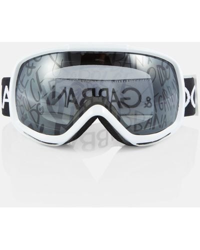 Dolce & Gabbana Logo-print Ski goggles - Grey