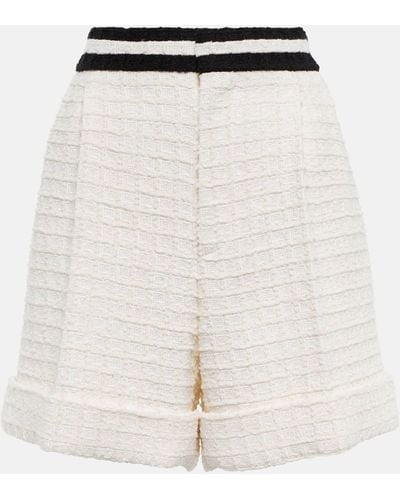 Gucci Tweed Shorts - White