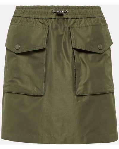 Moncler Cargo Miniskirt - Green