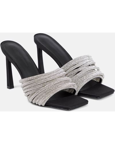 Jonathan Simkhai Lena Crystal-embellished High Sandals - Black