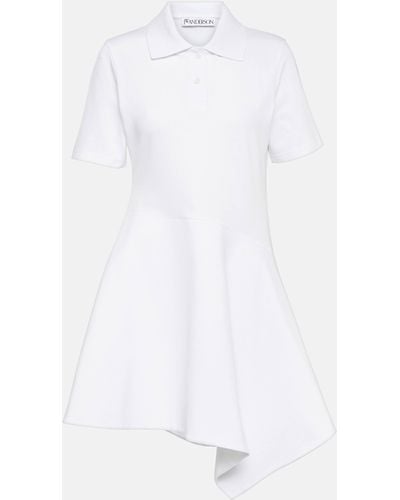 JW Anderson Asymmetric Knitted Minidress - White